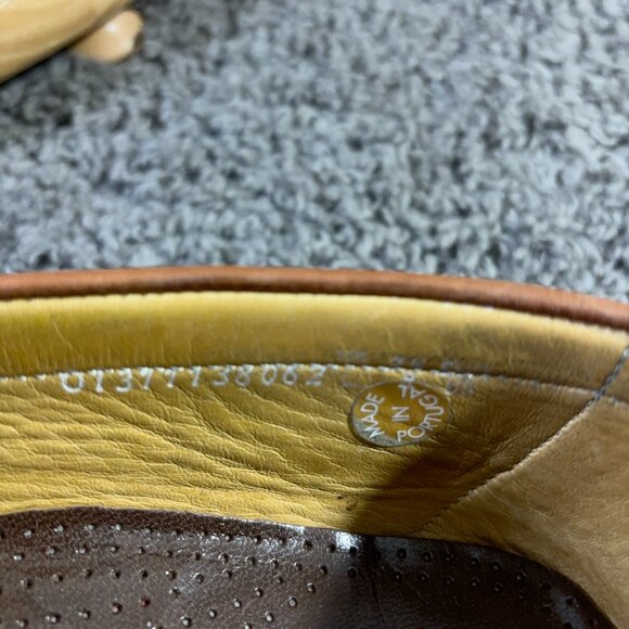 Mephisto Cap Vert Penny Loafers Mens Size 7.5 Brown Leather Made in Portugal - Picture 7 of 9